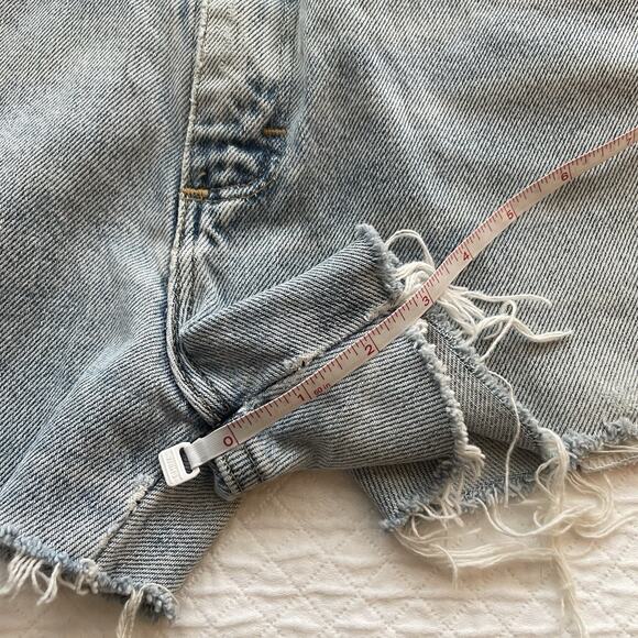 Wrangler Denim High Rise Cut Off Women Shorts Size 32 Festival Western Rodeo - Picture 11 of 11